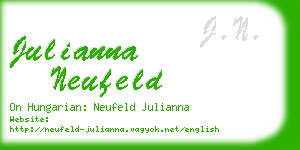 julianna neufeld business card